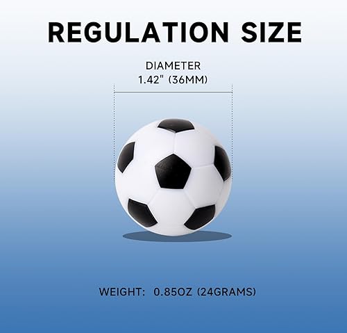 Miniatura 2 de GSE Table Soccer Foosball Replacement Balls, Official Table Soccer Balls, Tabletop Football Balls for Foosball Table Accessories(Several