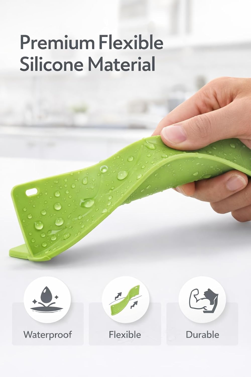 Silicone Sink Splash Guard - Stop Water Splashes! -5