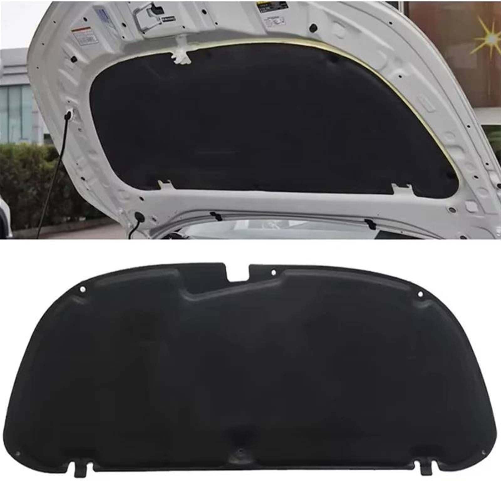 Tapis d'isolation phonique capot moteur thermique pour VW Taos Tharu 2022