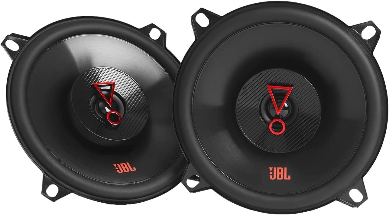 JBL Stage3 527F 5.25 in / 13 cm Altavoces Coaxiales 2 Vías para Coche | 40 W RMS / 200 W pico, 91 dB, 3 Ohm, 75 Hz-20 kHz - sin rejilla - instalación OEM directa - altavoces coche 16.5 cm