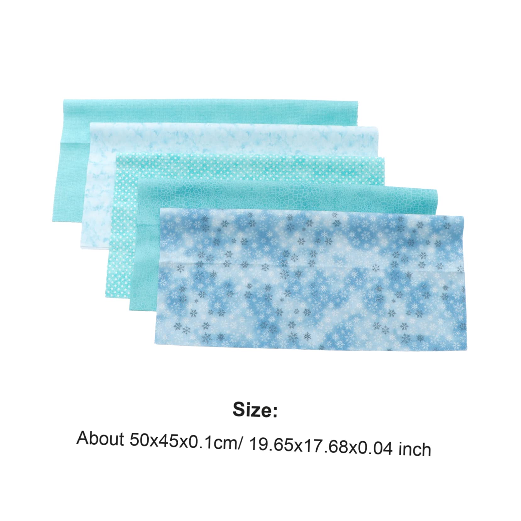 Kwadraty z tkaniny bawełnianej ， Sewing Patchwork Material,Fabric for Sewing,5pcs Patchwork Group Quilting Fabric Bundles Sewing