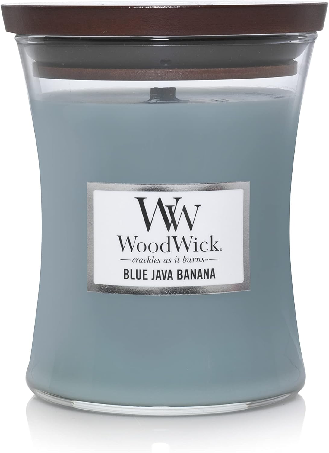 WoodWick Blue Java Banana Medium Hourglass Candle, 9.7 oz