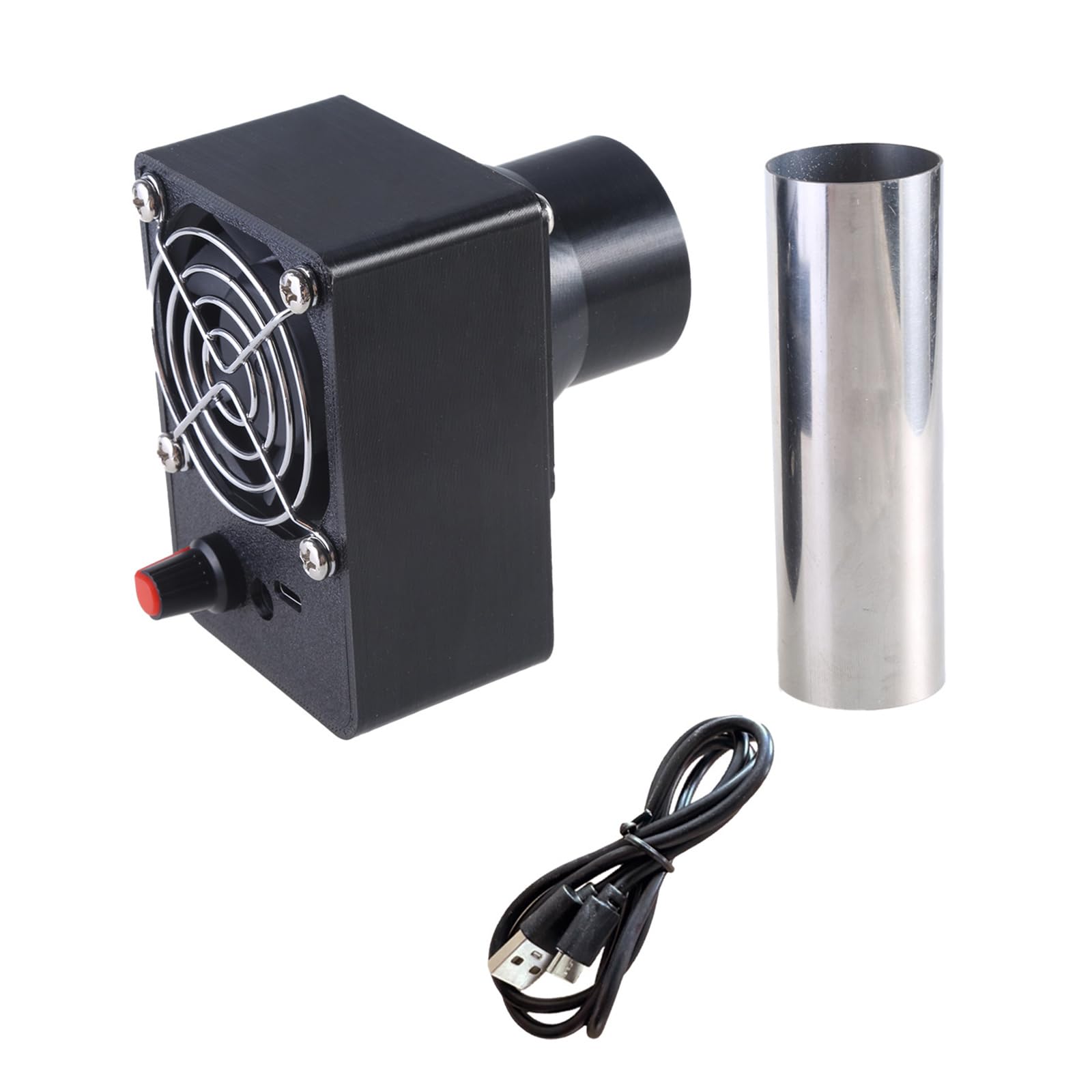 Jazuaiao 42Mm Cooking Electric Fan Air Blower, Portable And Powerful Bbq Fan Starter Adjustable Speed Bbq Adjustable Speed Blower