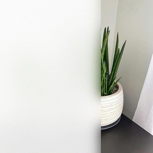 Miniatura 10 de Película de privacidad para ventana, vitral, esmerilado, película decorativa para ventana con flor de rosa, adherencia estática, calcomanías de