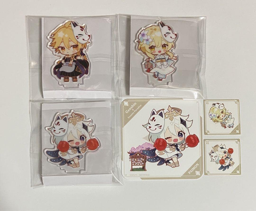 【２２点】原神　スイパラコラボ　ちびキャラトレーディング アクリルスタンド 22点】原神 スイパラコラボ ちびキャラトレーディング