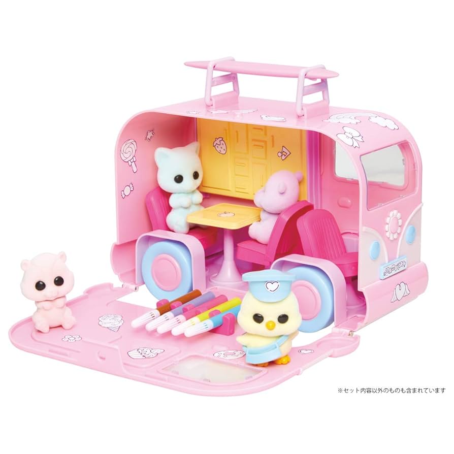 Amazon.co.jp: おえかき もふれんず おかたづけバスセット