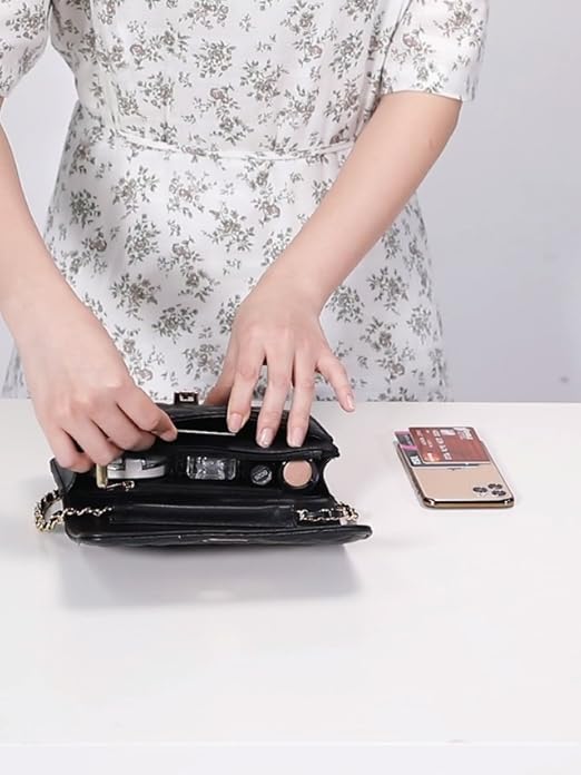 HAKSIM Women Leather Shoulder Bag Fashion Clutch Handbag Quilted