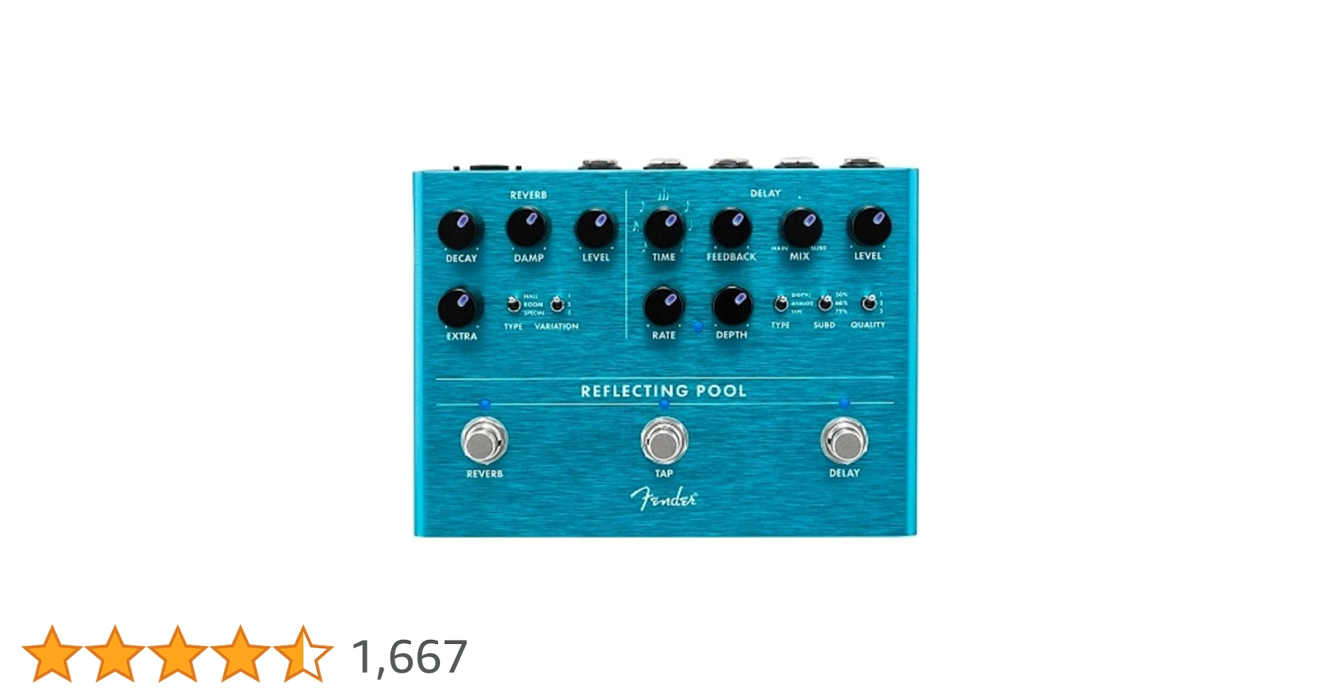 Fender Reflecting Pool ギターエフェクター　隠れた銘機 Fender Reflecting Pool ギターエフェクター 隠れた銘機