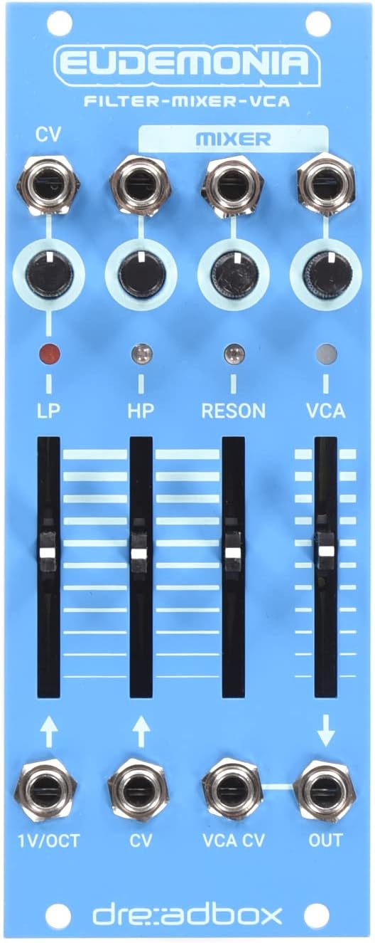 Dreadbox Eudemonia Dual Filter, Mixer & VCA Eurorack Module