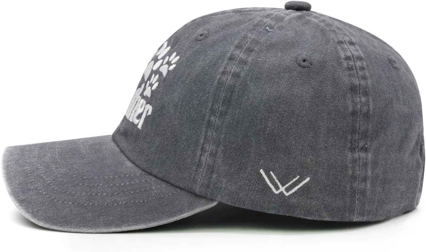 Waldeal Dog Father Hat, Gifts for Dog Dad, Pet Lover, Adjustable Cotton Distressed Baseball Cap - Image 4