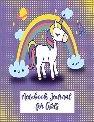 Unicorn Composition Notebook: Unicorn Notebook for Girl, Notebook Journal, Nifty Wide Blank Checkered Workbook for Teens Kids Students Girls for Home School College image 2