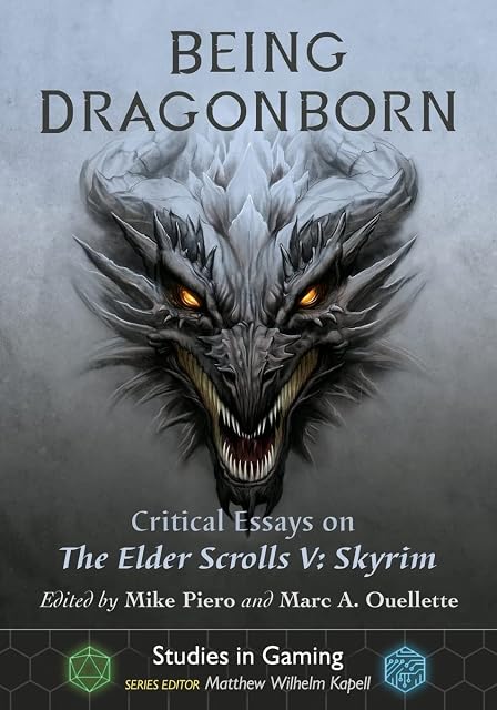 Portada de Being Dragonborn: Critical Essays on The Elder Scrolls V: Skyrim