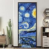 Photo Gallery adesivi per porte 80x200cm van gogh stellato adesivi per porte interne 3d moderno adesivi porte interne vinile, adesivo per porta decalcomanie fai da te impermeabile decorazioni casa Photo Gallery adesivi per porte 80x200cm van gogh stellato adesivi per porte interne 3d moderno adesivi porte interne vinile, adesivo per porta decalcomanie fai da te impermeabile decorazioni casa