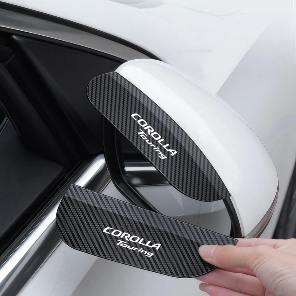 Amazon | カローラ ツーリング適用 ドアミラーバイザー 車用 雨よけ