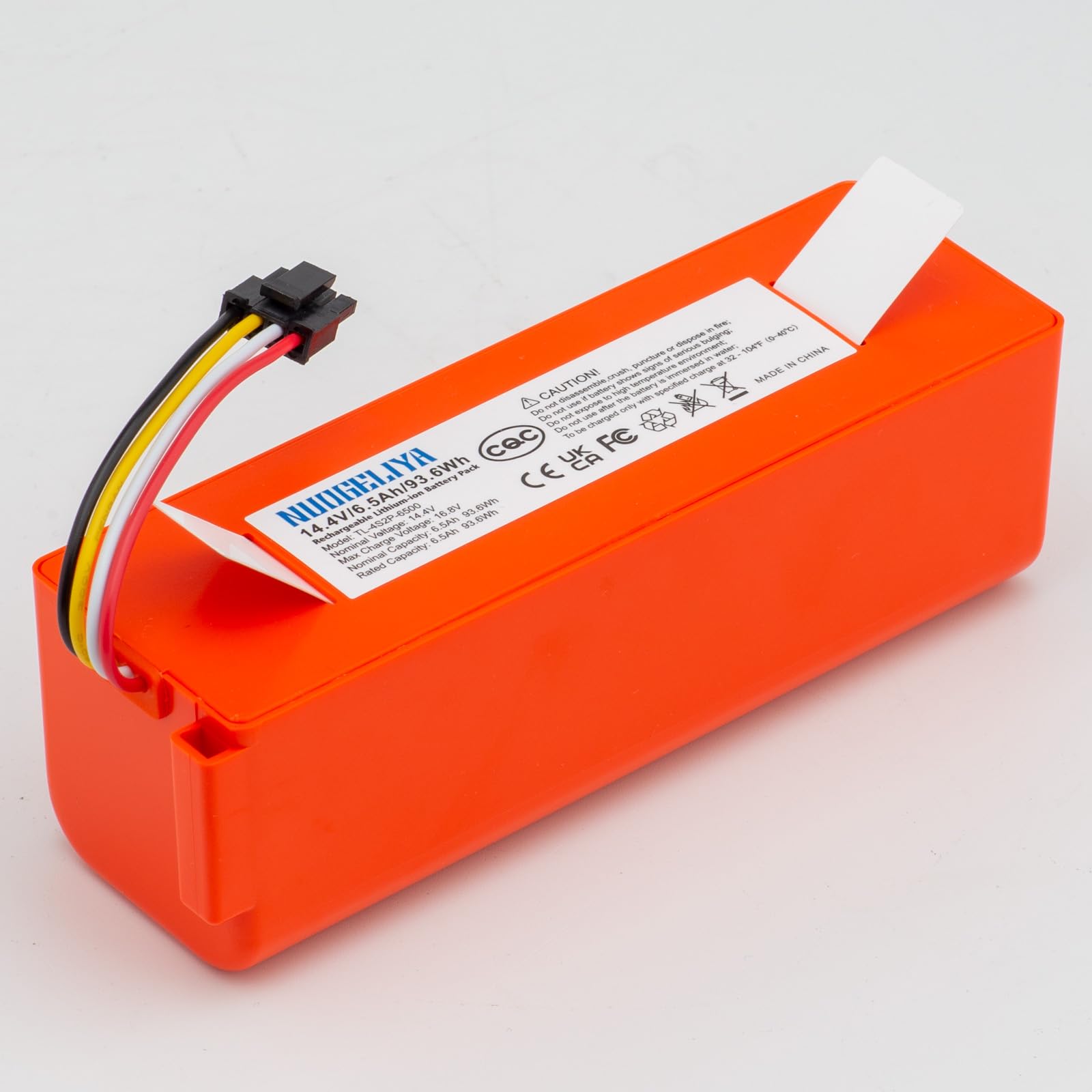 Batterie Li-ion de rechange 14,4 V 6900 mAh pour Xiaomi Roborock S5