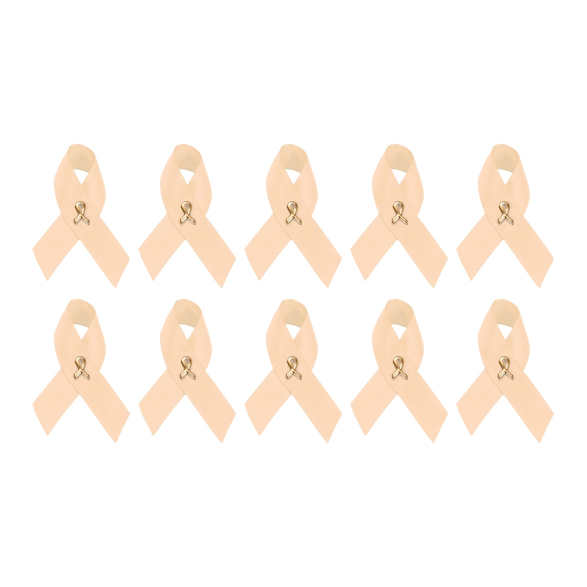 1/2/5/10/25/50/100pcs Satin Awareness Ribbon Pins (Pick your color), for Cancer &amp; Disease Awareness, Bulk Quantities for Fundraising, Events, Gift Giving