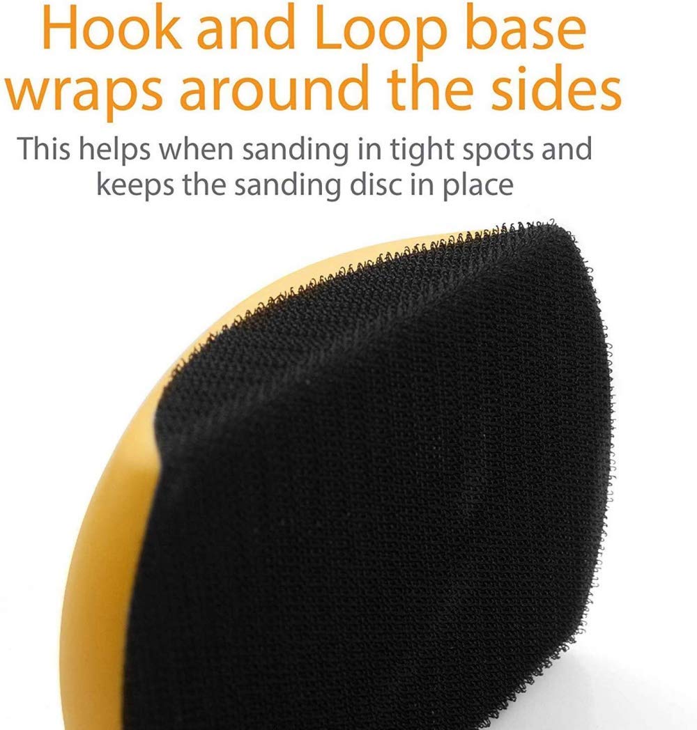 Bloc De Ponçage à La Main En Mousse à Crochet Et Boucle - CIKONIELF - 3