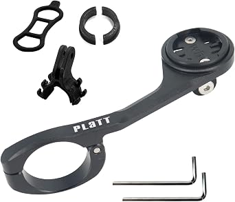platt bike computer mount for wahoo elemntaluminum alloy bicycle wahoo elemnt mount compatible with 31 8mm 25 4mm handlebarblack