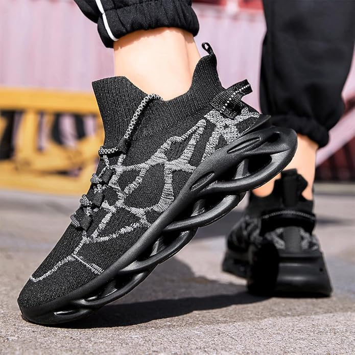 Image of Mens Running Walking Tennis Shoes Mens Casual Fashion Gym Hiking Shoes for Men Sneakers Work Breathable Comfortable Lightweight