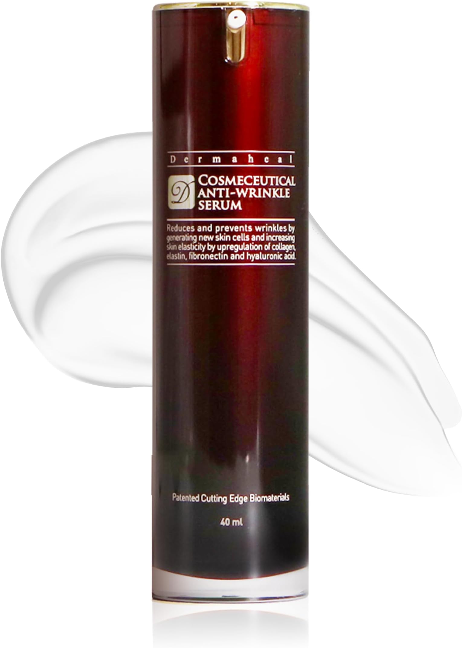 - Dermaheal Anti-Wrinkle Serum Anti Aging Face Treatment with Biomimetic Peptides for Fine Lines Collagen & Radiance Concentrated Hydrating Essence for Face & Neck Repair 1.35 fl oz