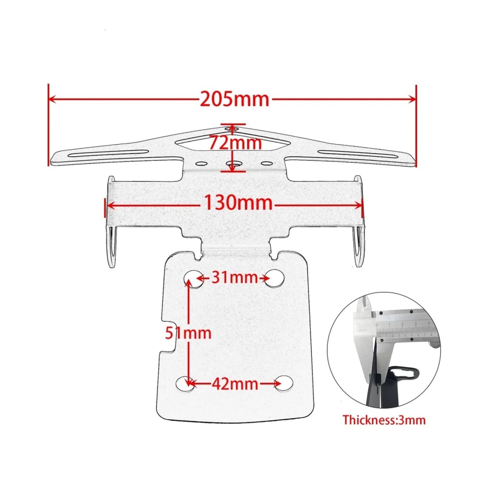 Per Kawasaki Per Z900 2025 2026 Portatarga Moto Posteriore Tail Tidy Fender Eliminator Kit Staffa Accessori Moto Supporto Targa
