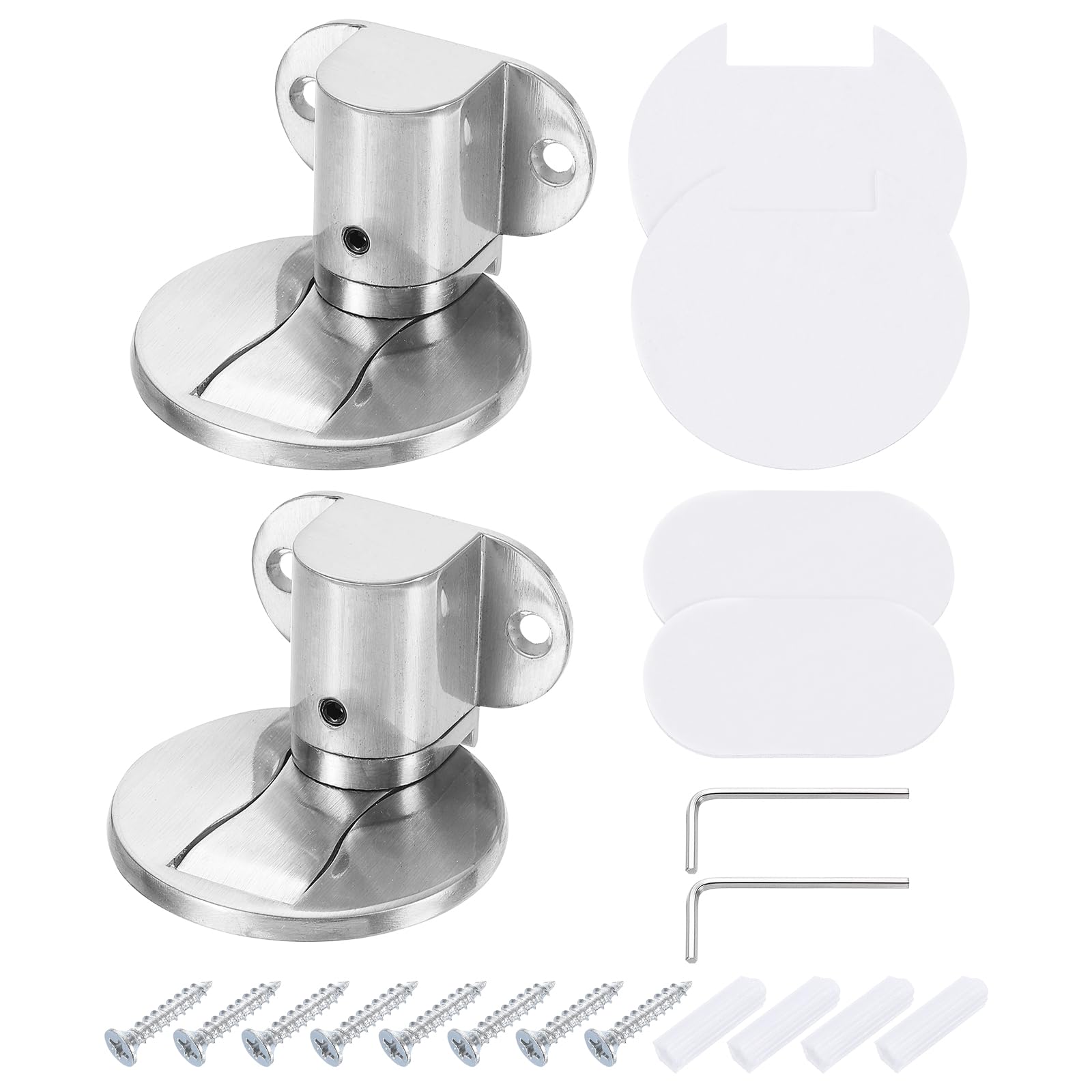 Butée de porte magnétique anti claquement pour résoudre les bruits et impacts de portes lot de 2
