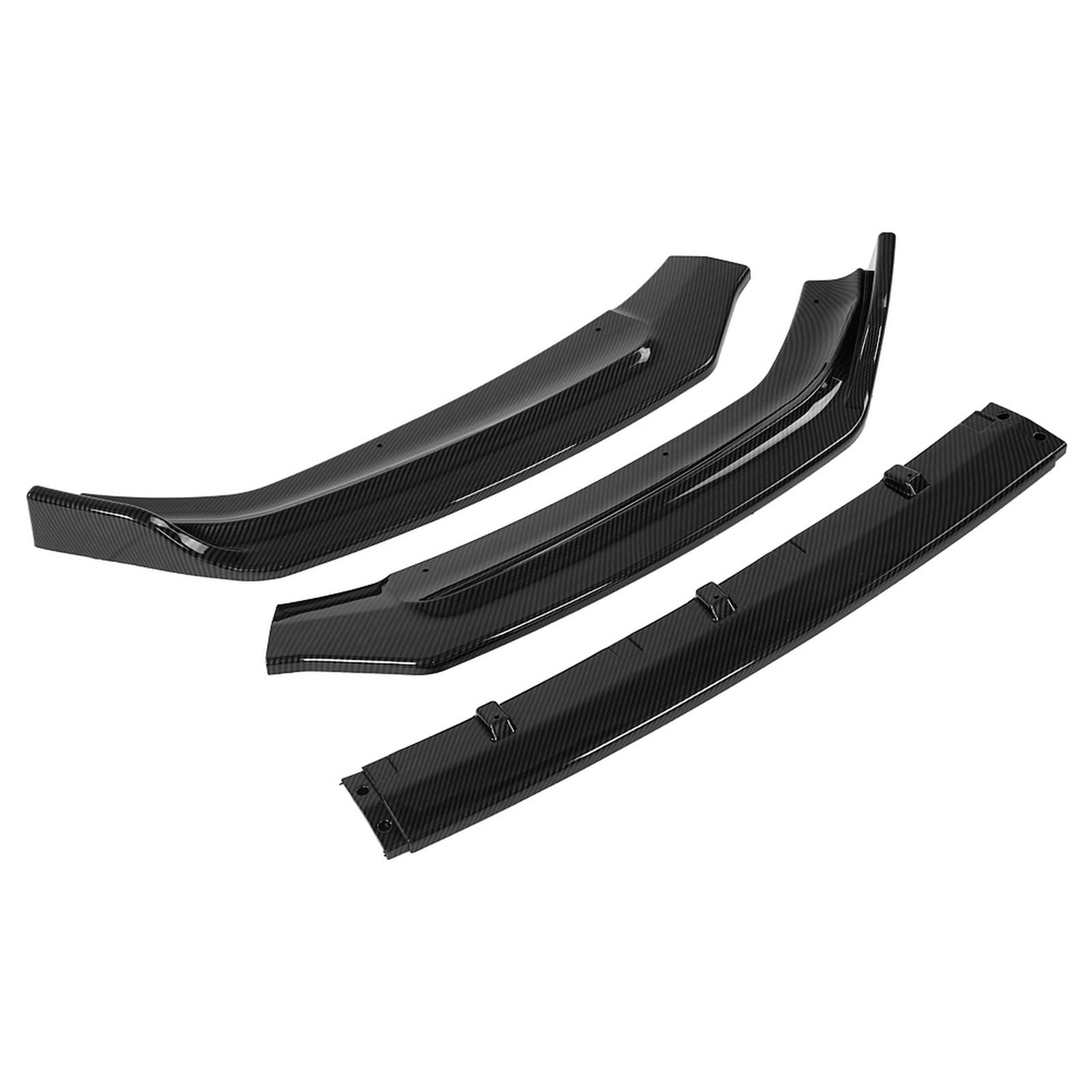 Akozon Kit Spoiler Canard per Paraurti Anteriore Auto per B9 2017-2018 - Finitura Nera G - Protezione Avanzata Ed Estetica da (Modello in fibra di carbonio)