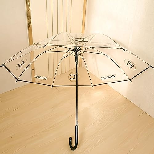 Paraguas translúcido de 16 huesos con suela paraguas lindo red rojo Quaranth paraguas pequeño fresco nuevo estudiante grande doble paraguas