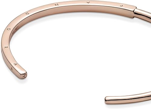 Miniatura 4 de PANDORA Pulsera Pandora Signature I-D, Pandora Rose, Tamaño 7.5 in, 7.5 in - 589493C00-3, Metal, No es una piedra preciosa