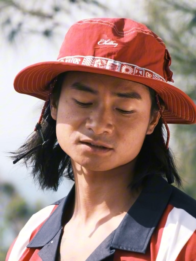 Sombrero estilo pescador color bloque para mujer miniatura 7