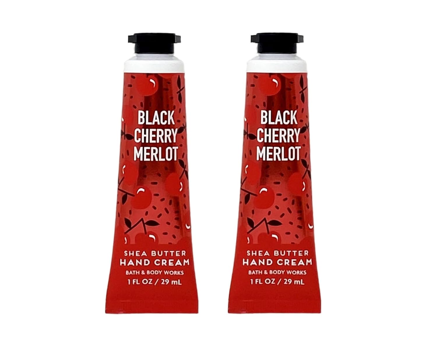 Bath & Body Works Black Cherry Merlot 2 Piece Hand Cream - 1 fl oz / 29 mL each