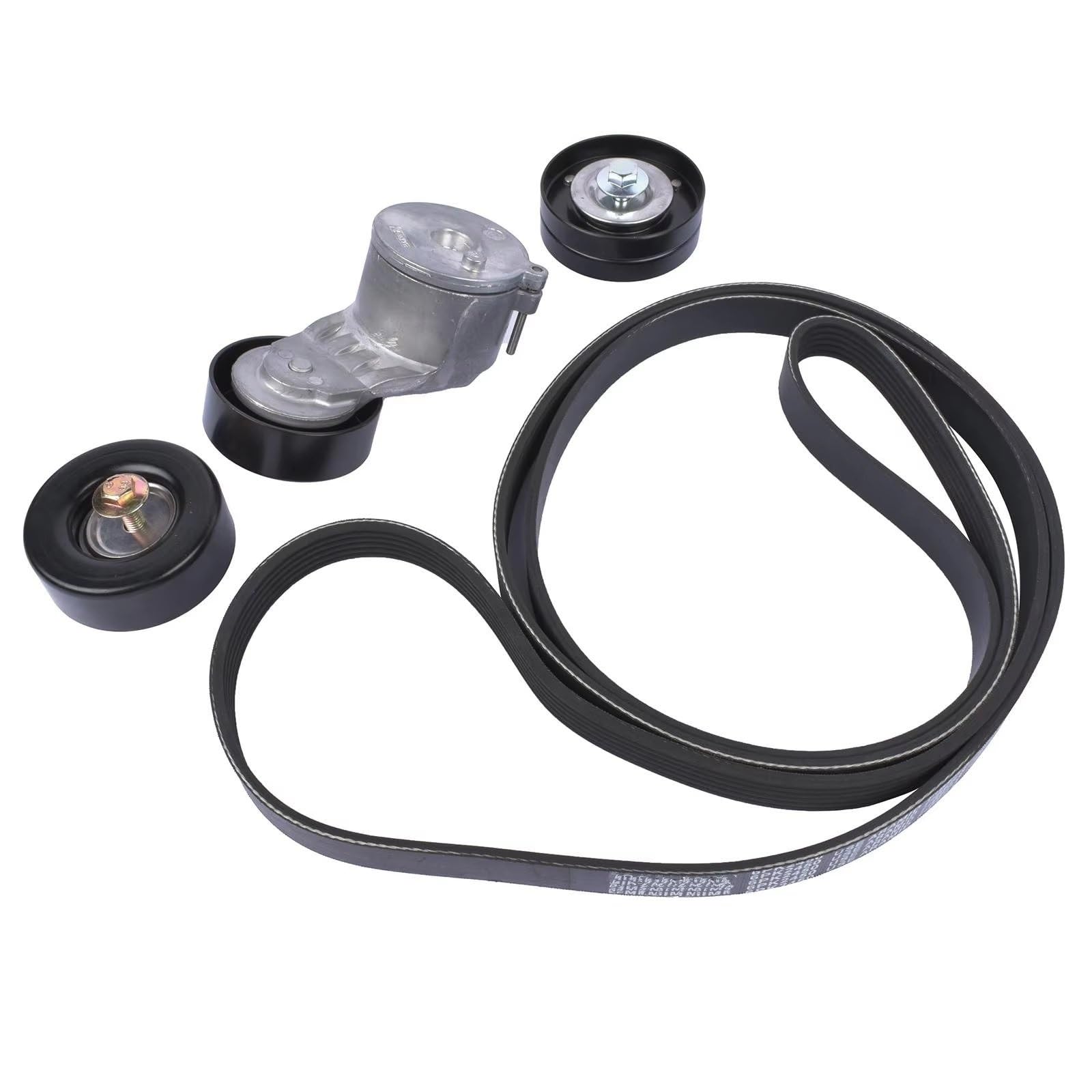 Compatibile Con Jeep Per Wrangler Per JK 2007-2018 AP01 Tenditore Accessorio + Cinghia 2x Puleggia Folle Parti Di Ricambio 53034095AA Cinghia Distribuzione Auto
