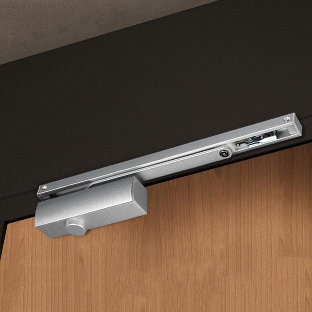 BBGS Telescopic Door Closer, 90° Positioning Adjustable Sliding Rail