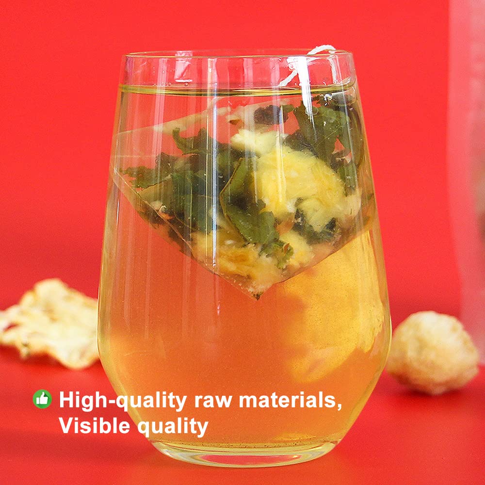 Plant Gift Litchi Oolong Tea Bags 5.29oz (3g*50bags), té oolong, piña seca, litchi seco, natural puro de china, té mixto saludable, combinación de té de flores 150g 荔枝乌龙茶