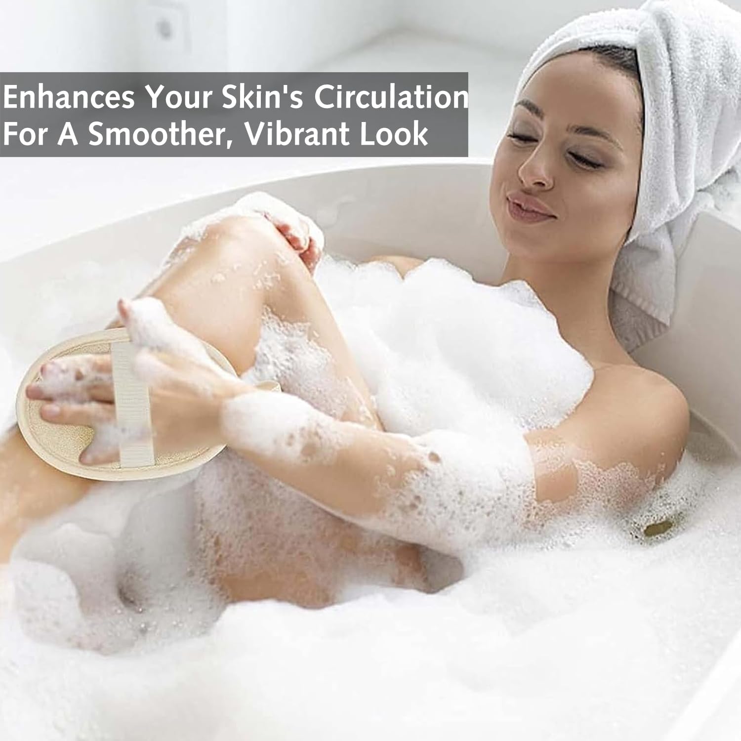 2 sztuki naturalnej gąbki Loofah peeling do ciała, przyjazna dla środowiska i biodegradowalna gąbka pod prysznic, loofah dla kobiet i mężczyzn