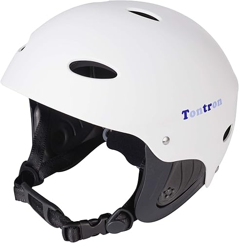 Miniatura 9 de Tontron Casco de kayak para adultos Wakeboard Esquí acuático Verde primavera mate