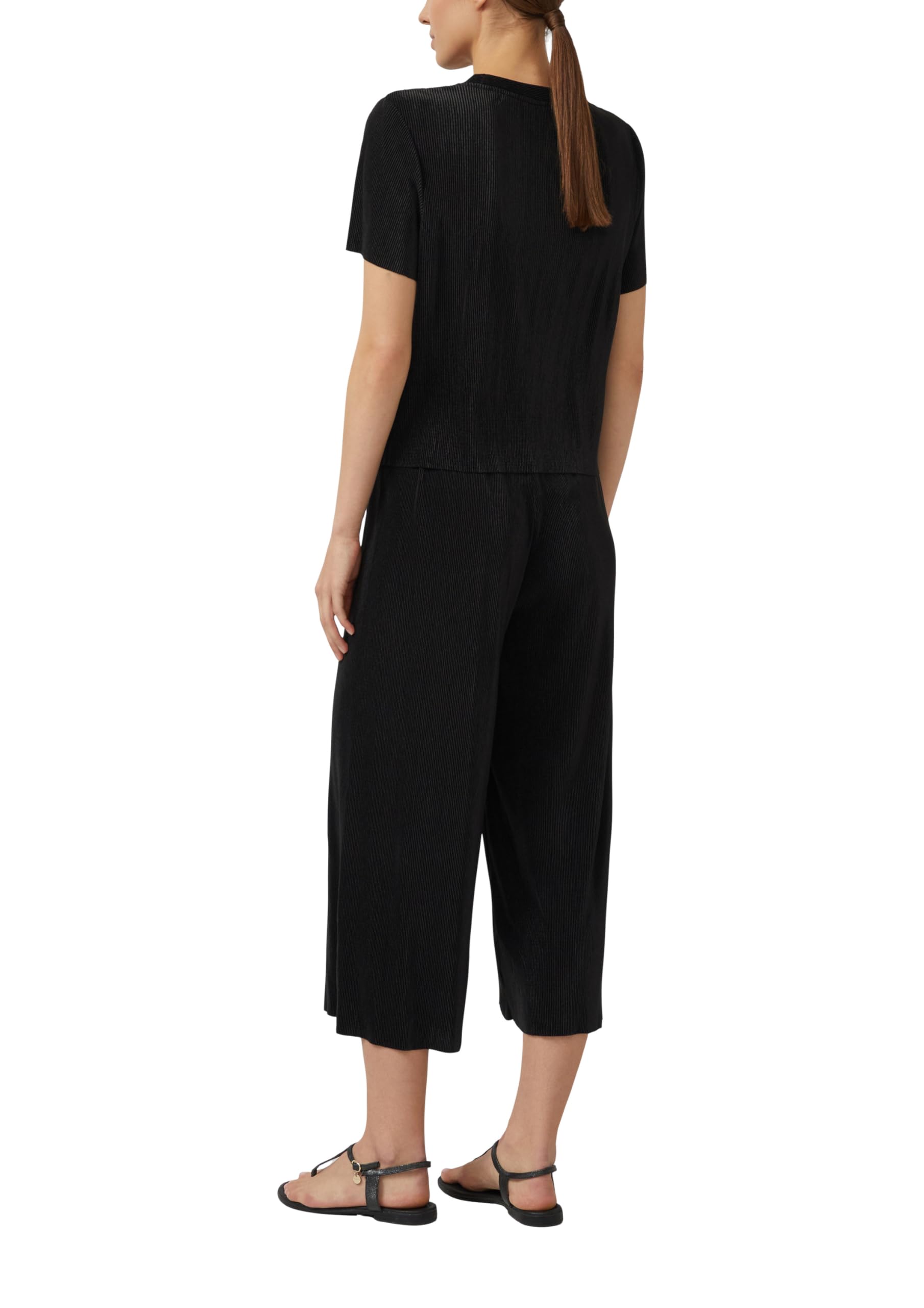 s.Oliver Plissierte Culotte mit All-Over-Print