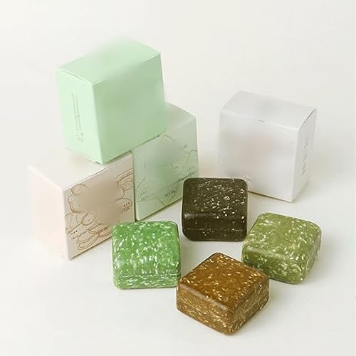 Miniatura 7 de Mikokos Barra de jabón Scalpi Jabón Champú Bar Ingredientes Naturales Limpieza suave para todo tipo de cabello (4 piezas)