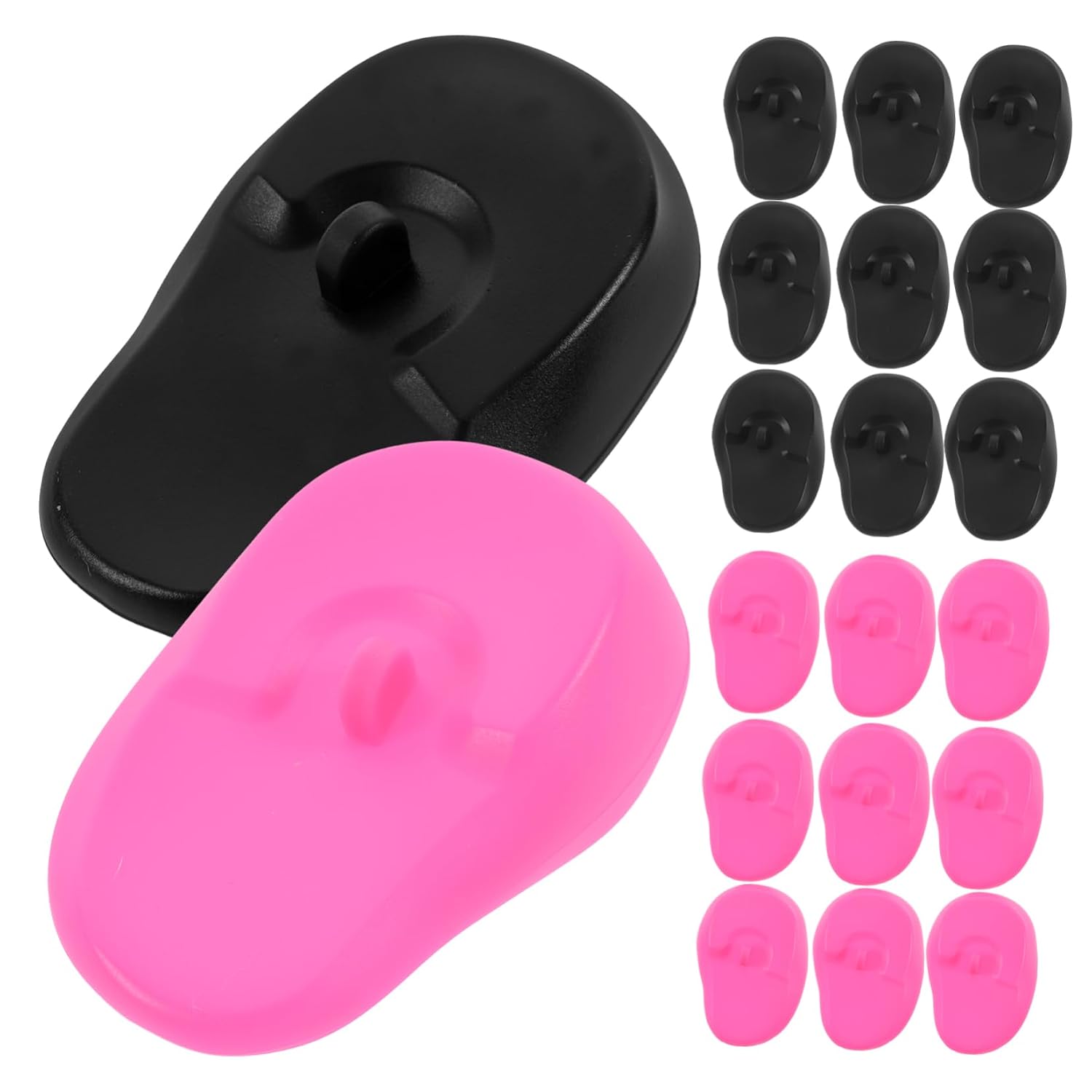 10 Pairs Silicone Ear Covers for Hair Dyeing Waterproof Ear Protectors for Salon Use Soft and Comfortable Earmuffs for Hair Coloring