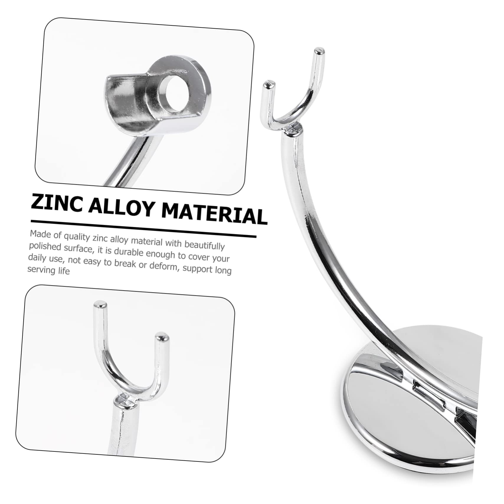 3pezzi Supporto Per Rasoio Da Barba Inossidabile Con Base Antiscivolo Organizer Per Rasoi Da Uomo Per Bagno Ordinato e Pulito