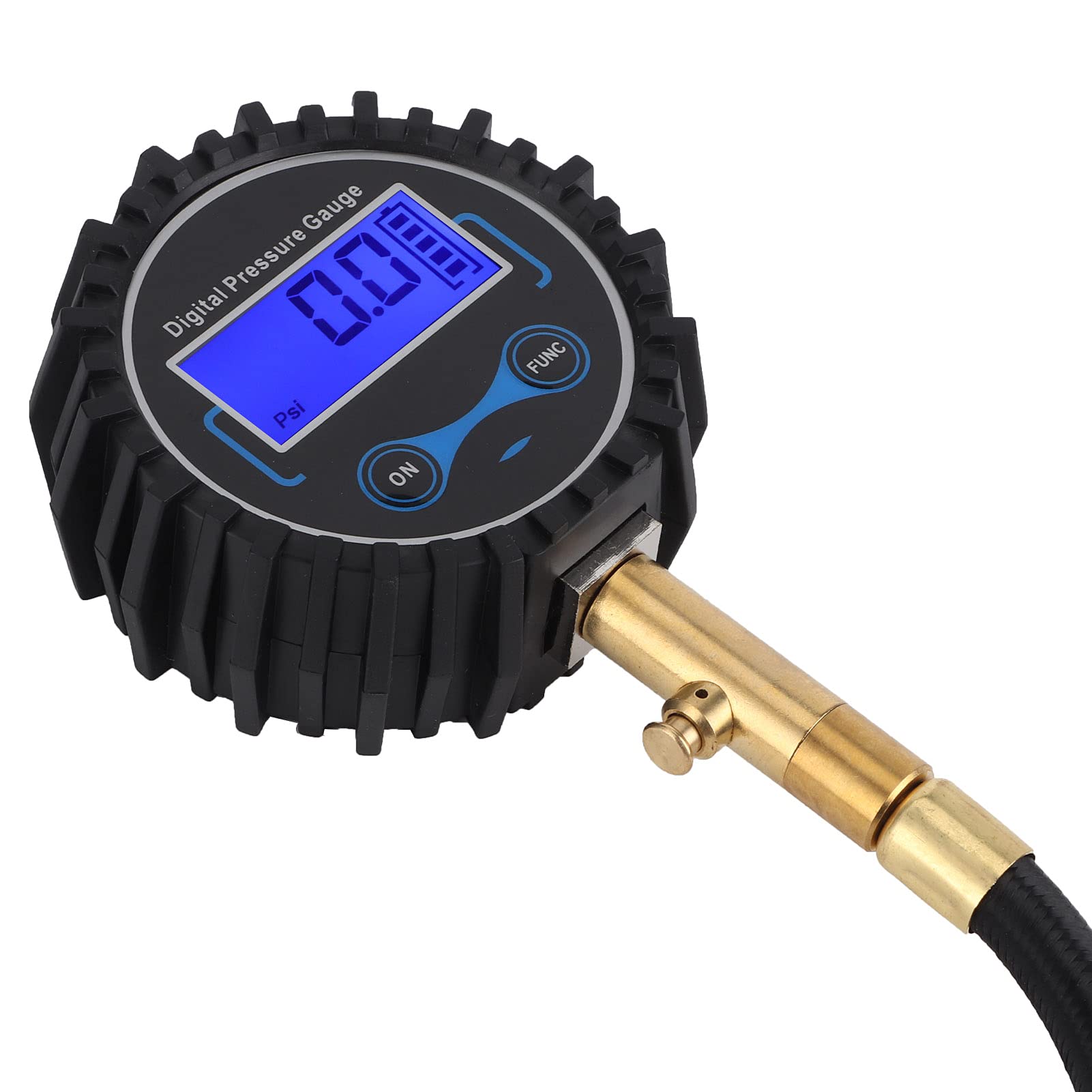Tire Pressure Gauge, Tire Gauges for Pressure Digital with LCD Digital Air Inflator High Accuracy Multifunction Deflator Universal