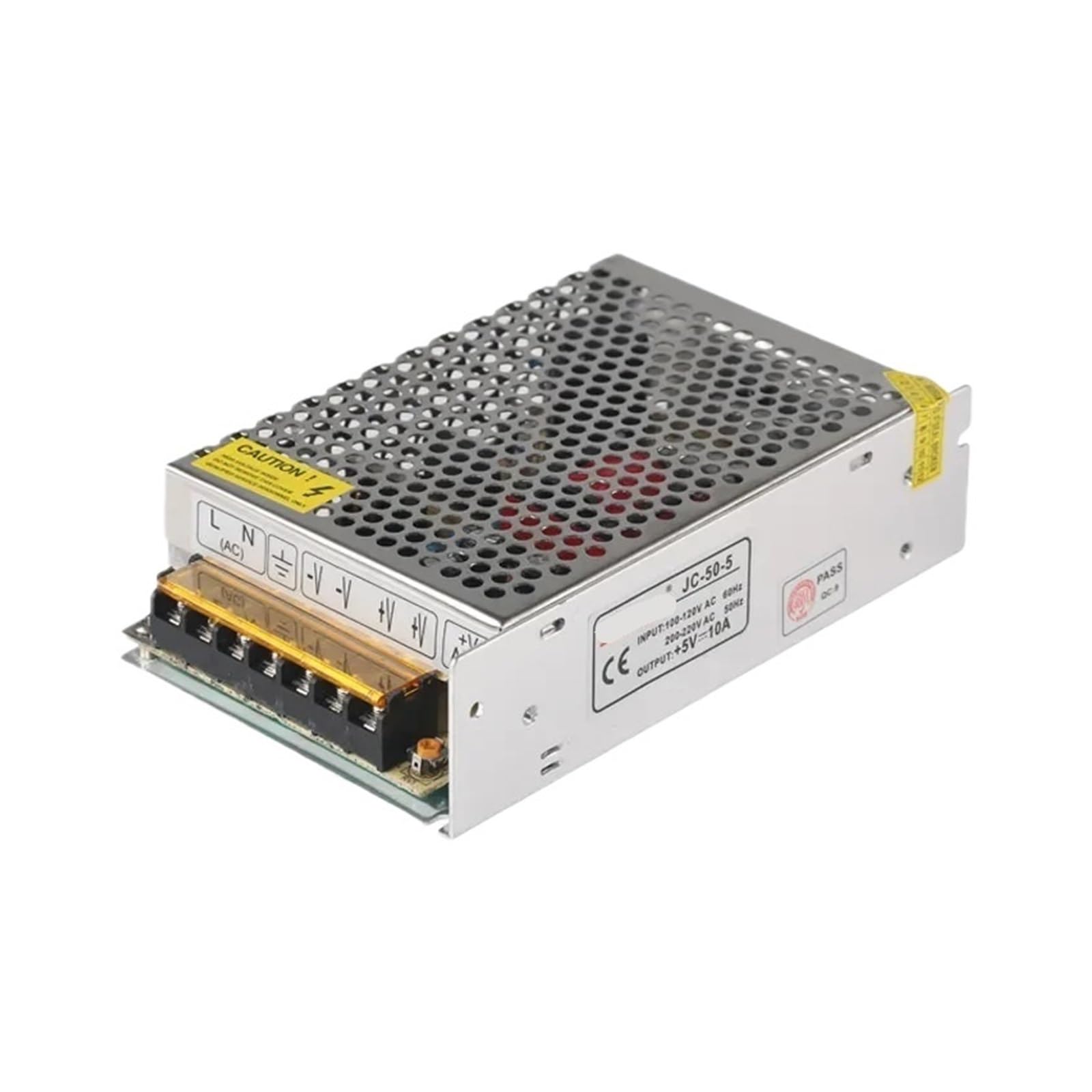 1 Uds. Transformador de iluminación de potencia LED AC110V 220V a DC 5V adaptador de corriente de conmutación de tira de luz LED(12A)