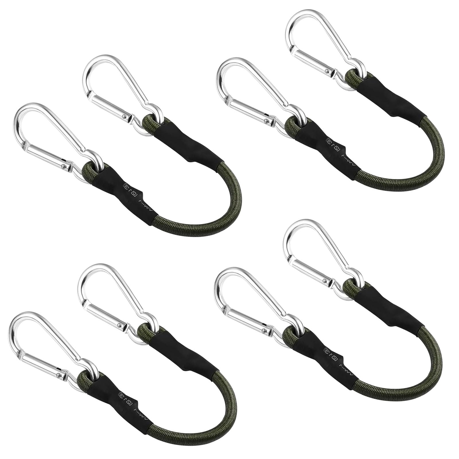 Pulpos Elásticos Con Gancho - Pack De 8 (4 De 30cm Y 4 De 60cm), Multiusos Para Amarrar Equipaje Y Camping