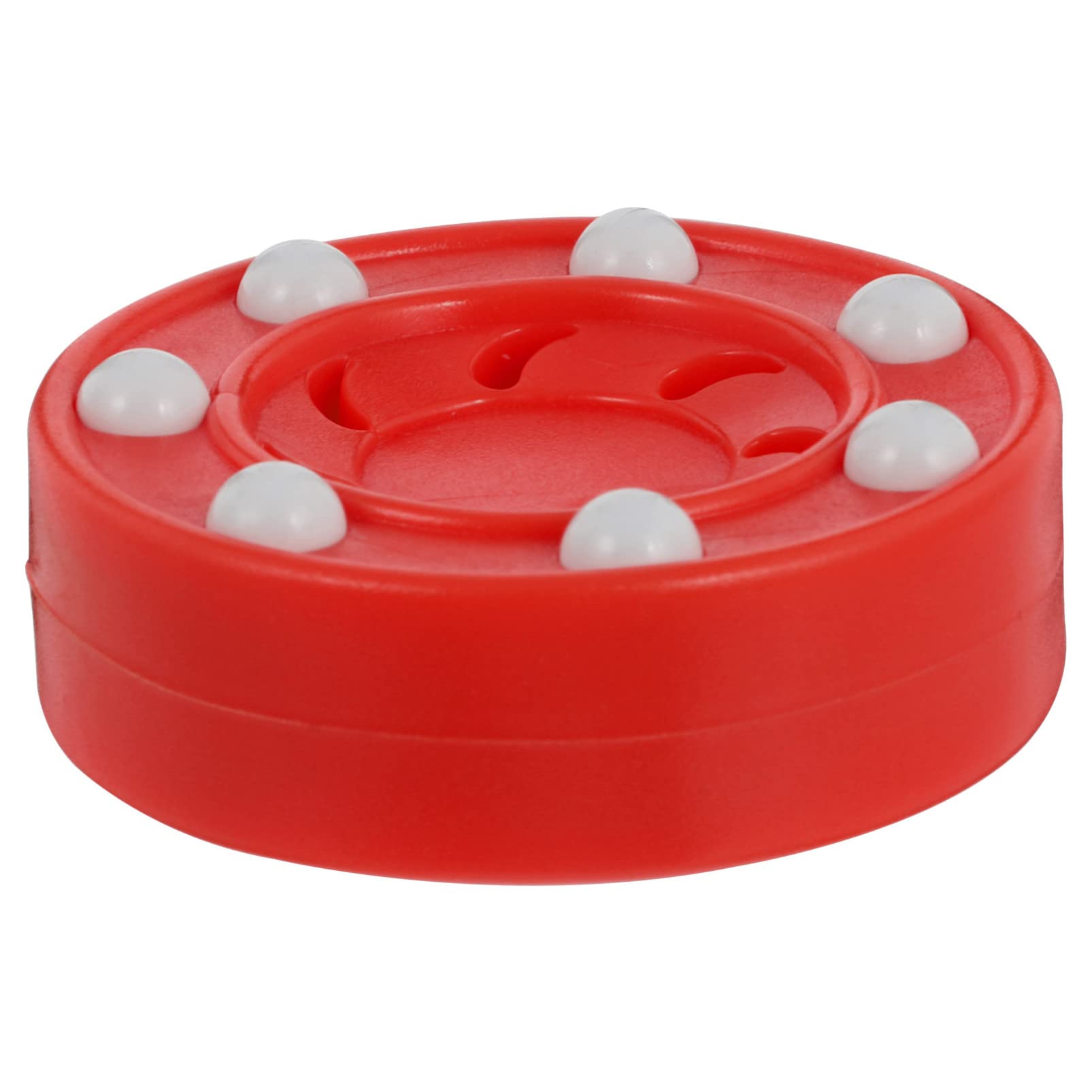CLISPEED Roller Hockey Puck Set 2 Pack for Training and Competition Shockproof Core High Impact Glide Lightweight Roller and Ice Hockey Pucks for Indoor Outdoor Smooth Surfaces - Image 2