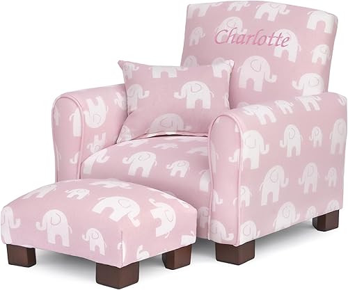 Miniatura 58 de Sillón personalizado para niños pequeños, mecedora tapizada con personalización, silla para niños pequeños con nombre personalizado, cómodo sillón