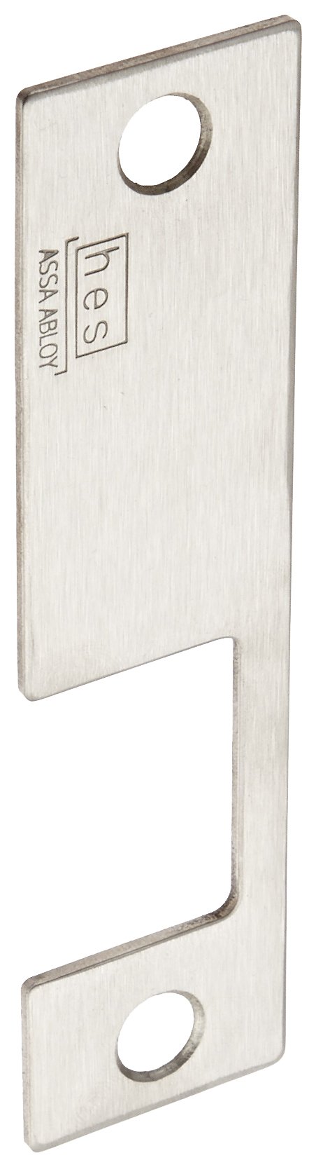 HES Stainless Steel K Faceplate for 1006 Series Electric Strikes for Mortise Lockset with Deadlatch Above The Latchbolt, Satin Stainless Steel Finish
