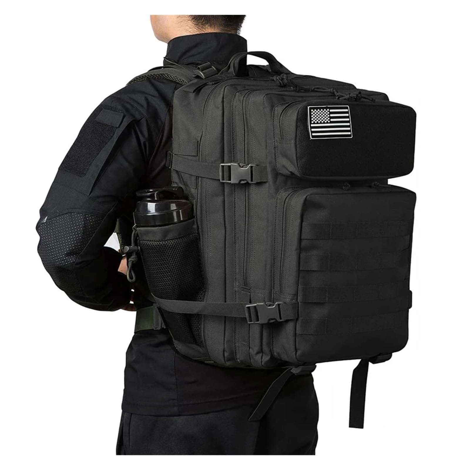 Plecak taktyczny 50 l torba kempingowa dla mężczyzn podróż Molle wspinaczka turystyka bagaż outdoorowy sport alpinizm torba na siłownię plecak