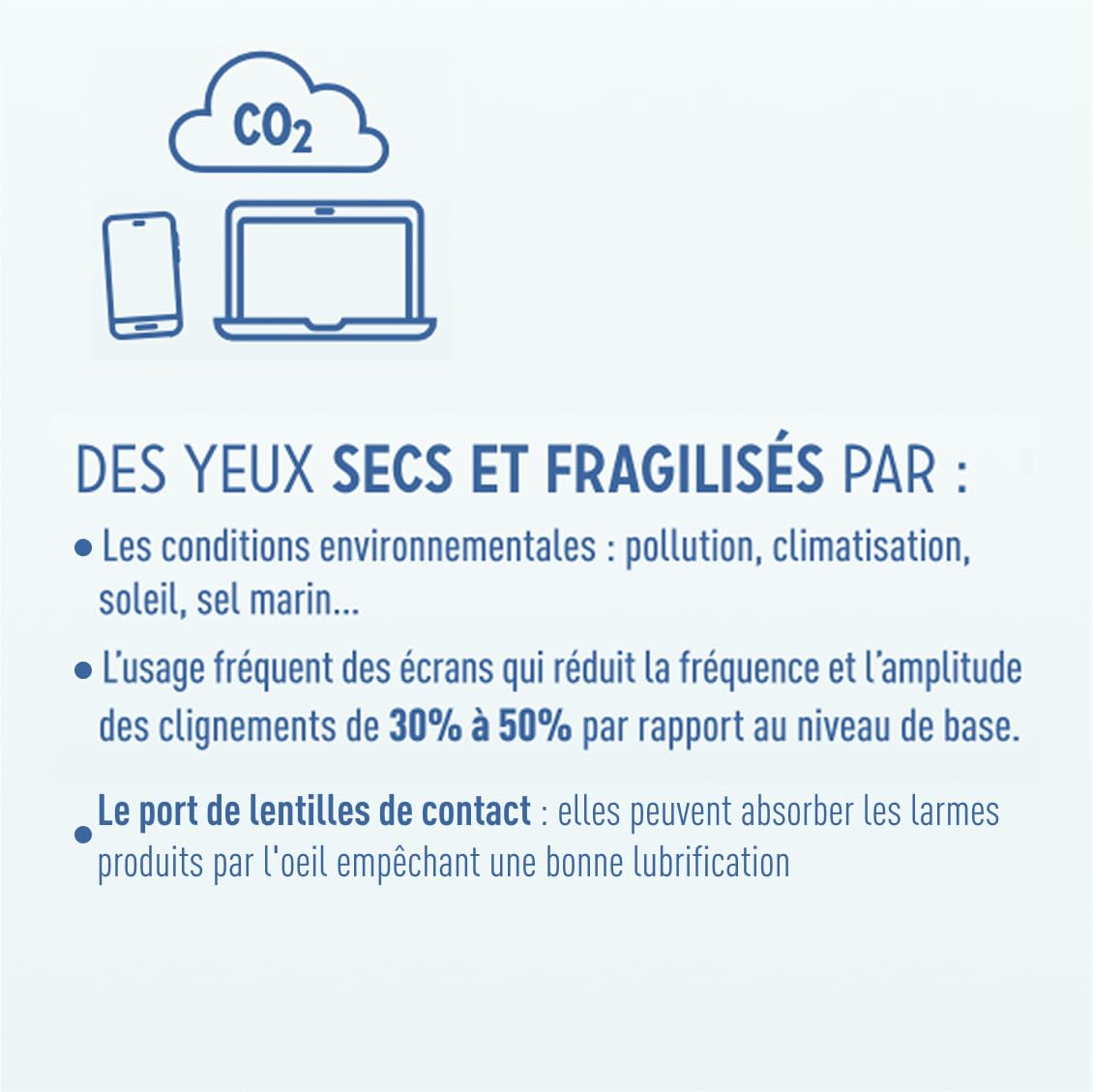 EUMILL | Repair | Sécheresse oculaire | Gouttes oculaires lubrifiantes, hydratantes & réparatrices | Acide hyaluronique réticulé | Compatibles avec lentilles de contact | Enfant plus de 3 ans | 10 ml