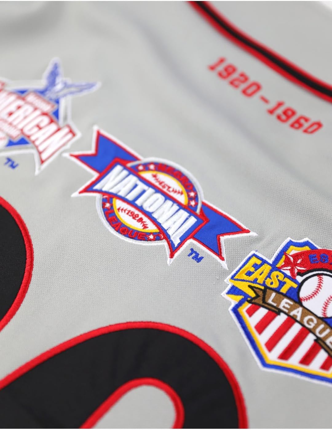 Big Boy Negro Leagues Baseball Museum NLBM S5 Commemorative Adult Baseball Jersey [Grey] - ID#75050-79-207-0-0