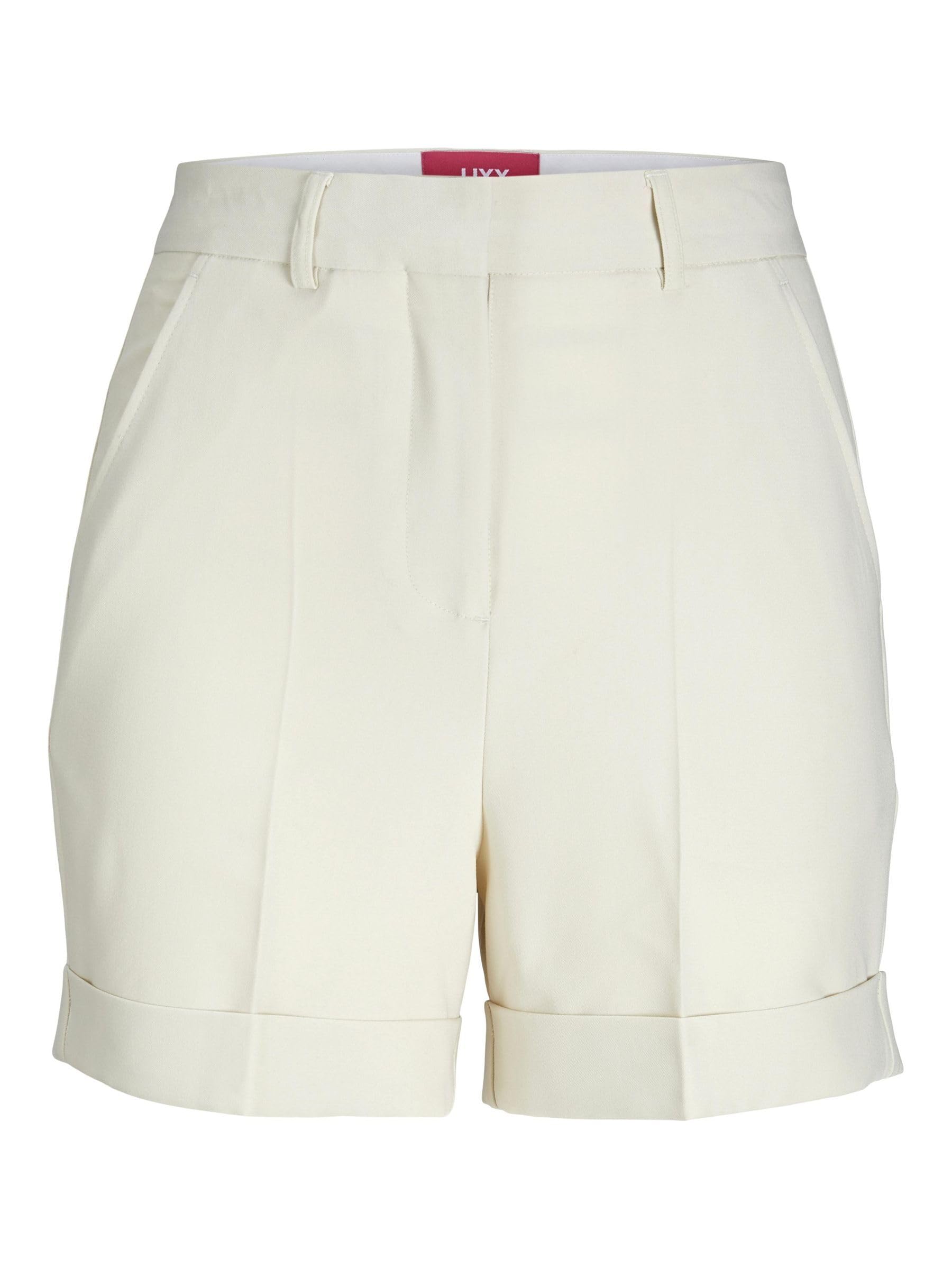 JJXX Women's Jxmary Hw Shorts PNT Sn, Bone White, L